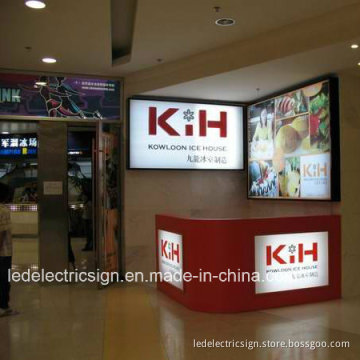 LED Slim Light Box for Shop Front Name Advertising Display